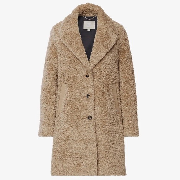 Soia + Kyo Santhia Faux Shearling Jacket in Toffee - Picture 11 of 14